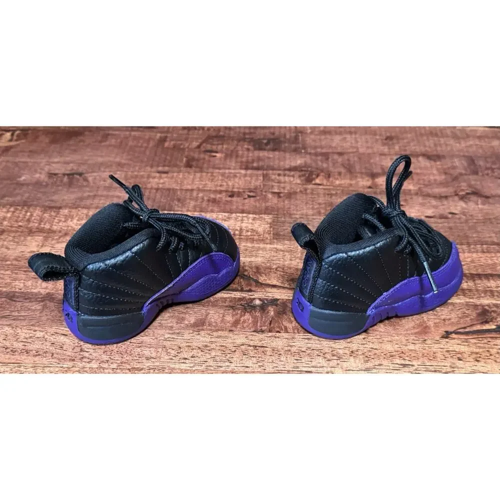 Nike Air JORDAN 12 Retro Field Purple Black 850000-057 Shoes Toddler Size 4C, 23